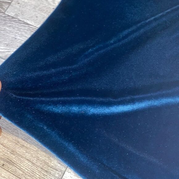 BCBG, Velvet, Midnight Blue Haze, Bodycon Mini Skirt - Picture 12 of 16